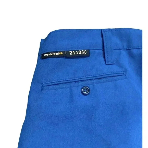 Workrite 2112 Nomex IIIA FR Mens Safety Pants Men 38x Blue Good Used Condition* - Picture 6 of 10